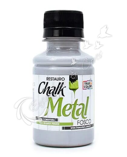 TINTA CHALK METAL TRUE COLORS PRATA 100ML