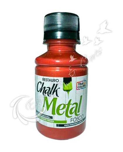TINTA CHALK METAL TRUE COLORS VERMELHO FOGO 100ML