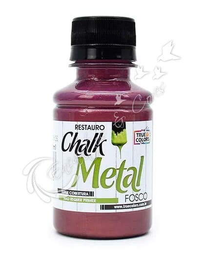 TINTA CHALK METAL TRUE COLORS VINHO 100ML