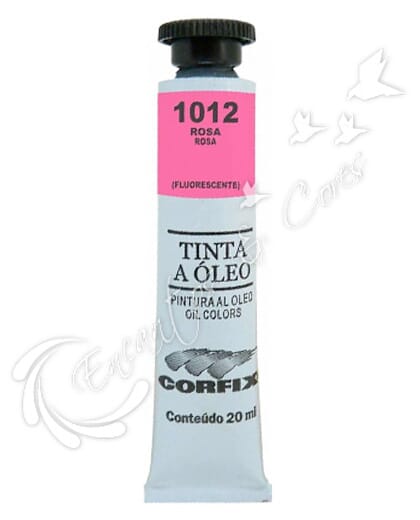 TINTA OLEO CORFIX FLUORESCENTE ROSA 1012